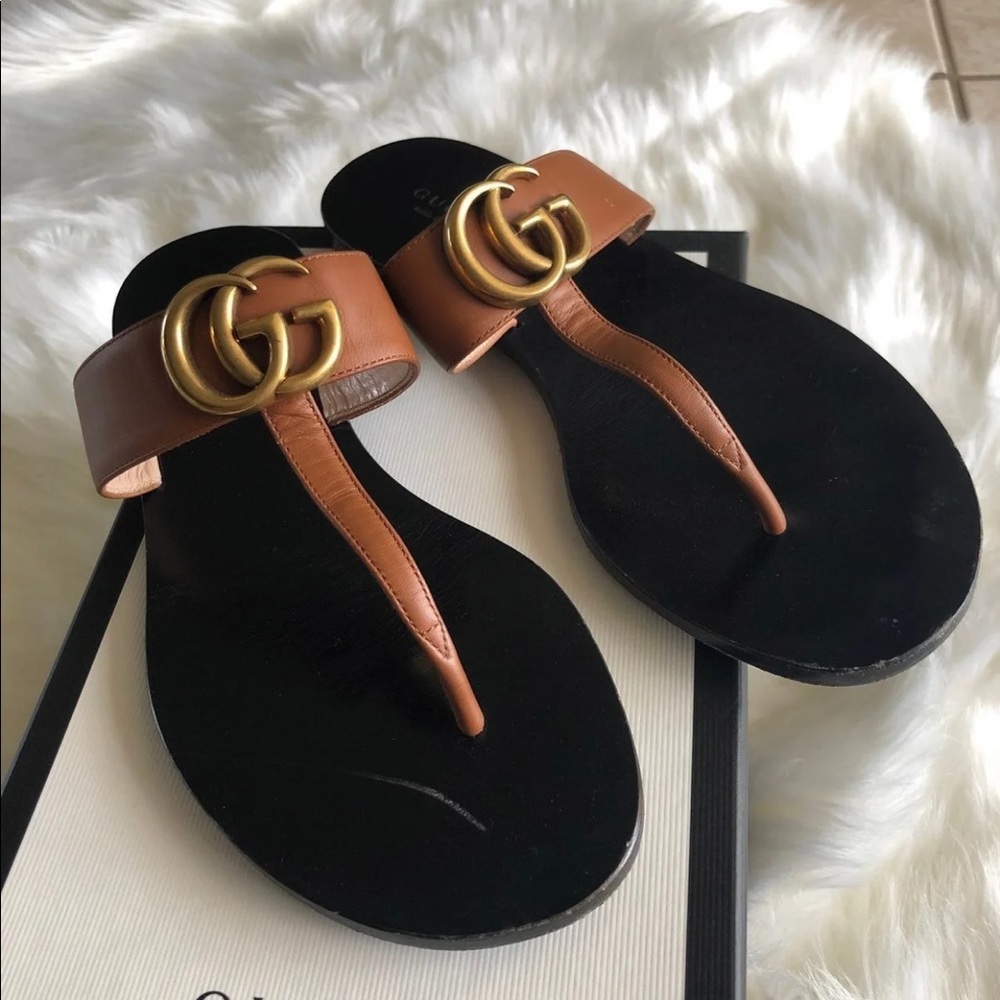 Gucci marmot GG sandals